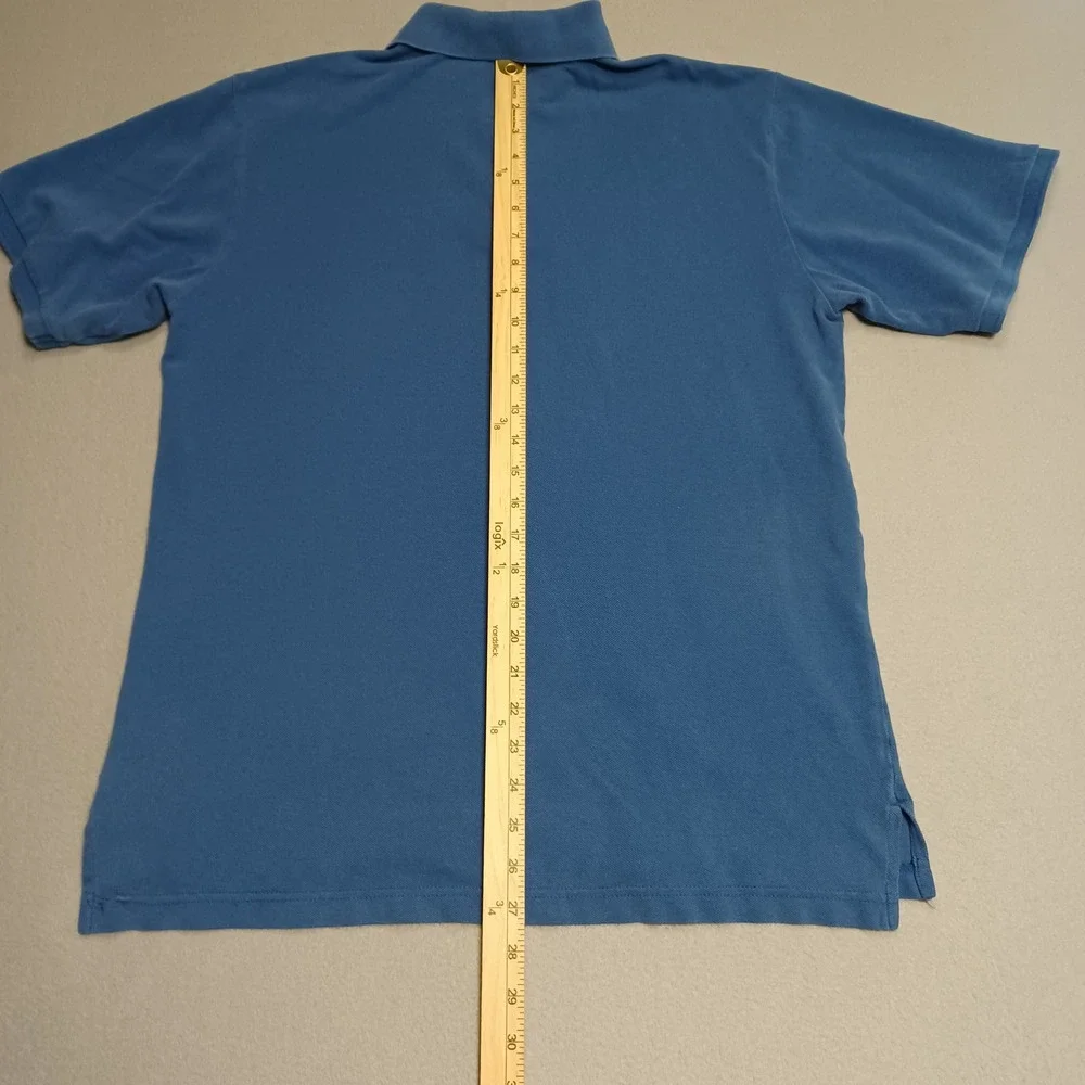 The North Face Polo‎ Shirt Mens M Blue A5 Series Short Sleeve Cotton Pique AYED